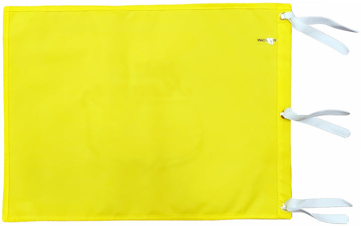 Lee Elder Autographed Signed Yellow 2021 Masters Pin Flag Beckett BAS