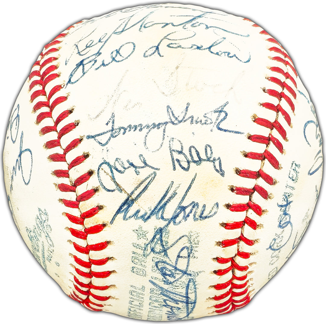 1977 Mariners Autographed AL Baseball Inaugural Year 26 Sigs JSA XX97490