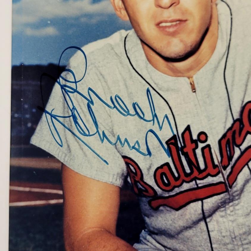 Brooks Robinson signed Baltimore Orioles 8x10 Photo autograph ~ BAS Beckett