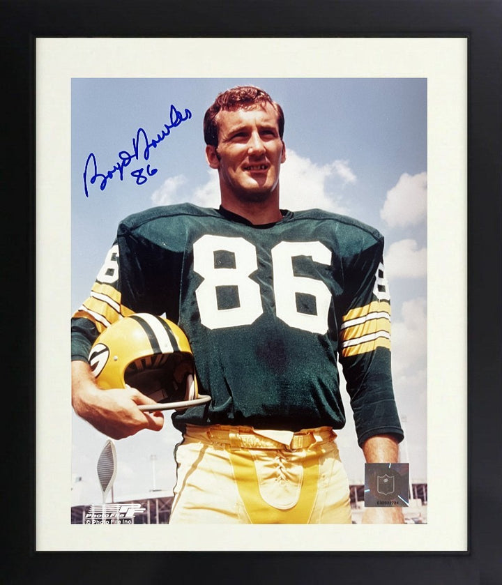 Boyd Dowler signed Green Bay Packers NFL 8x10 Photo #86 imperfect Framed- COA