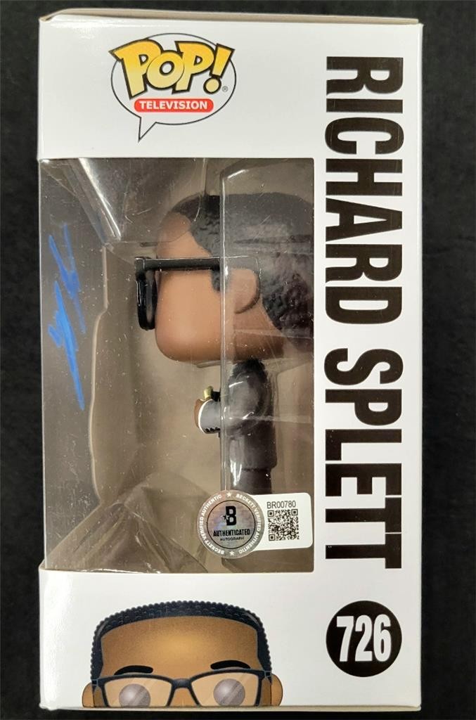 Sam Richardson signed Veep Richard Splett Funko Pop! 726 autograph Beckett BAS