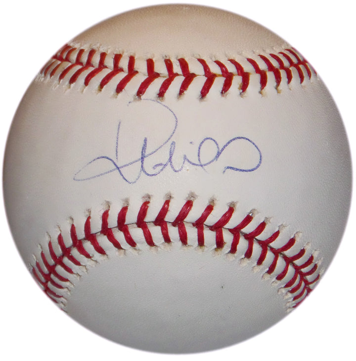 KOYIE HILL SIGNED OML BASEBALL DODGERS AZ DIAMONDBACKS CHICAGO CUBS MARLINS AUTO