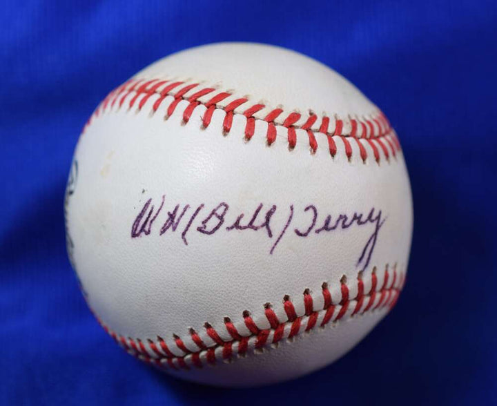 Bill Terry PSA DNA Autographed National League Signed Baseball