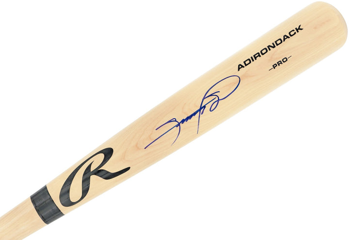 Sammy Sosa Signed Blonde Rawlings Adirondack Pro Baseball Bat Cubs Beckett Wit