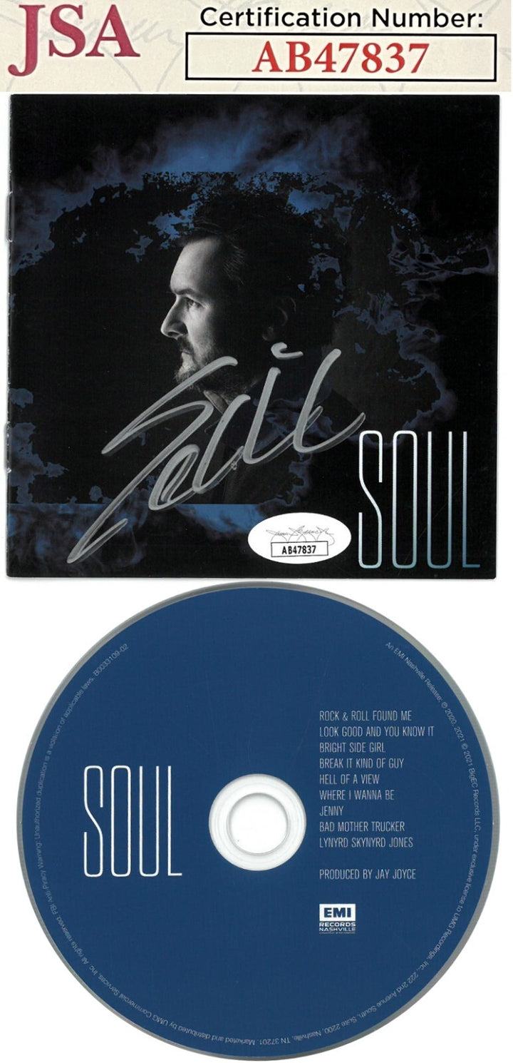 Eric Church signed 2021 Soul Album Cover Booklet w/ CD & Case- JSA #AB47837