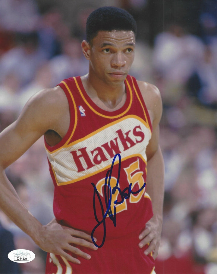 Doc Rivers Hand Signed 8x10 Photo JSA COA  76ers Atlanta Hawks Coach #2