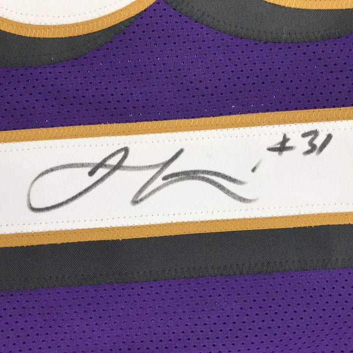 Autographed/Signed JAMAL LEWIS Baltimore Purple Jersey JSA COA Auto