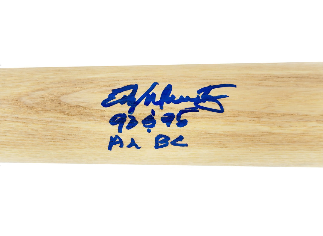 Edgar Martinez Auto Blonde L Slugger Pro Stock Baseball Bat AL BC BAS
