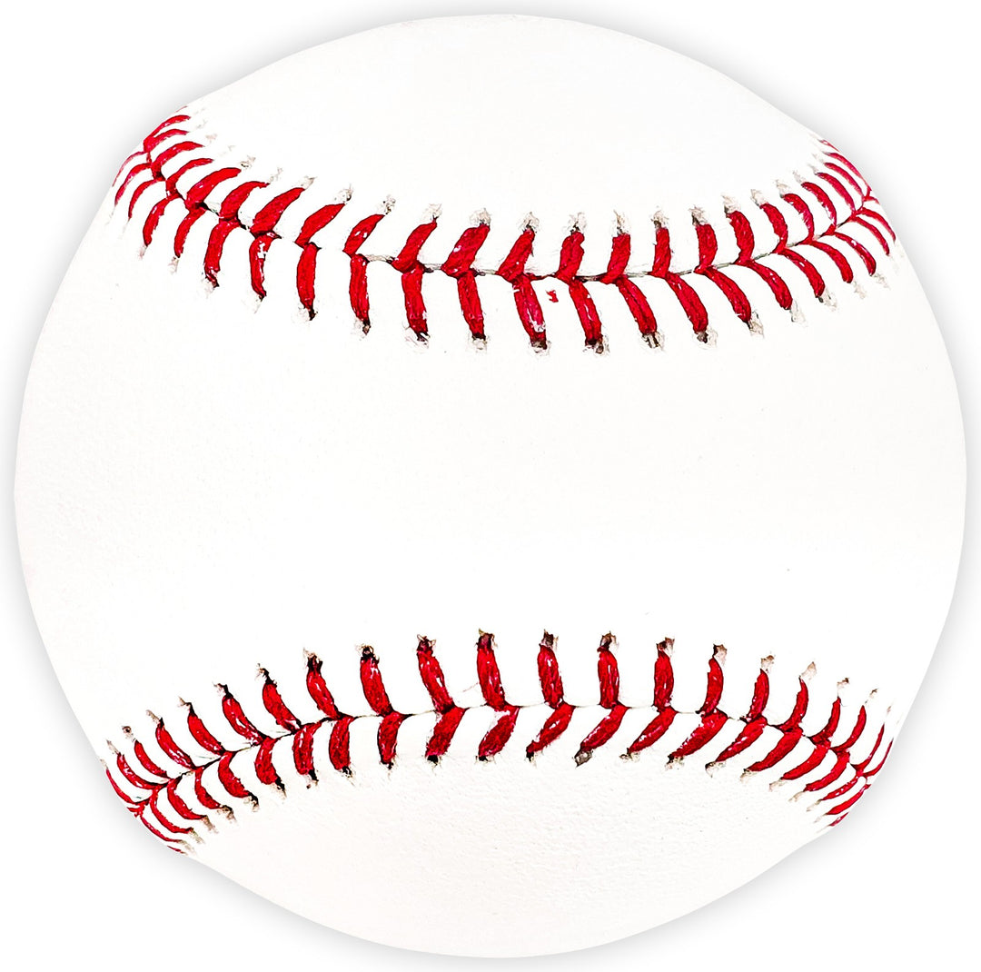 Michael Brantley Signed 2022 WS Logo MLB Baseball Astros Beckett Wit