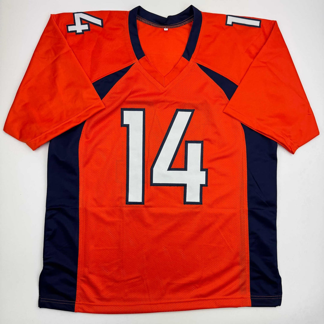 Autographed/Signed Brandon Stokley Denver Orange Jersey Beckett BAS COA