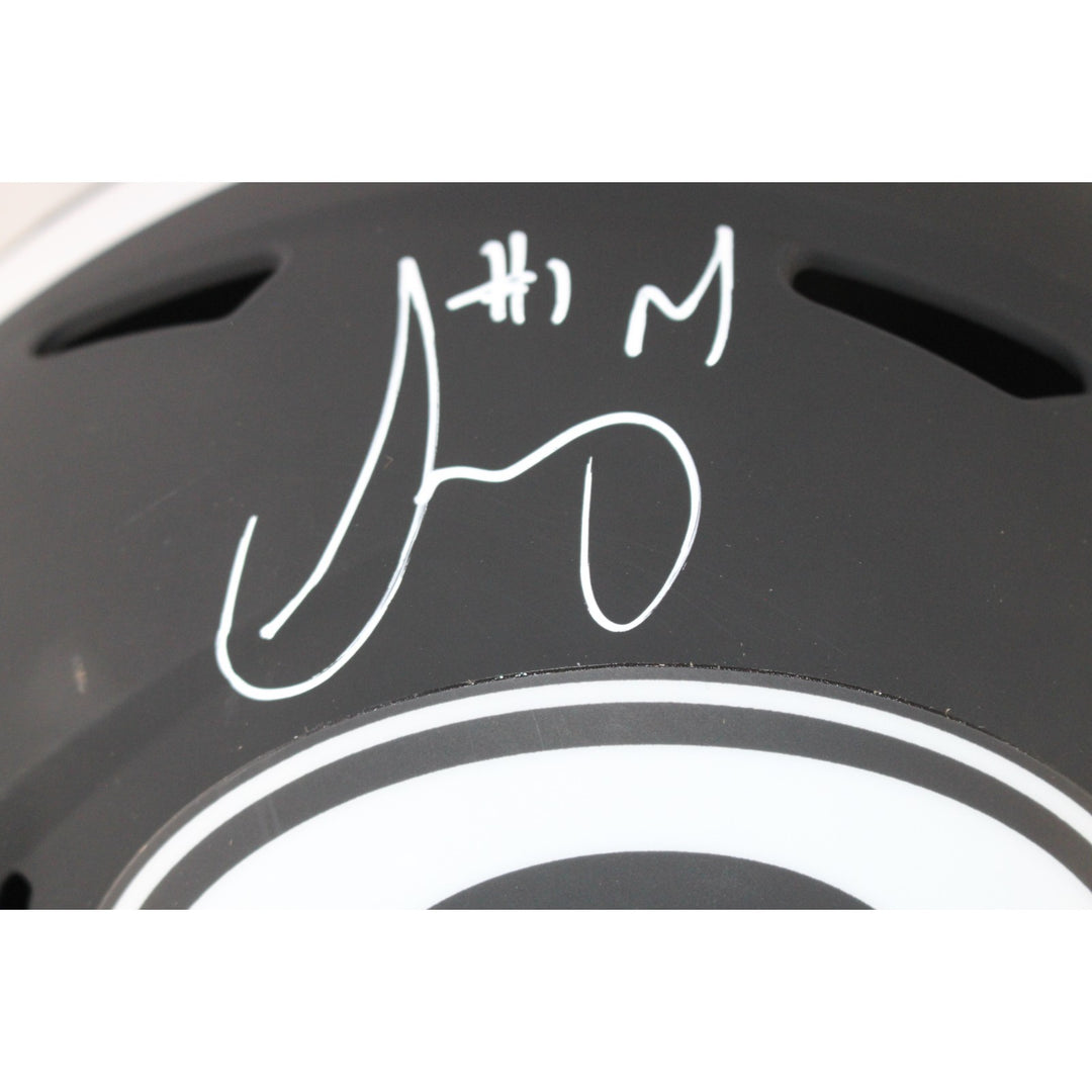 Sony Michel Autographed/Signed Georgia Bulldogs F/S Eclipse Helmet Beckett 53939