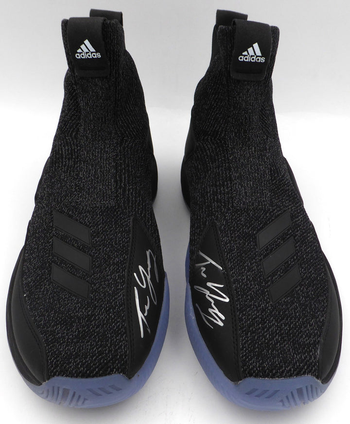Trae Young Auto Black Adidas Shoe Hawks Light Strike Size 12.5 Beckett BL93431