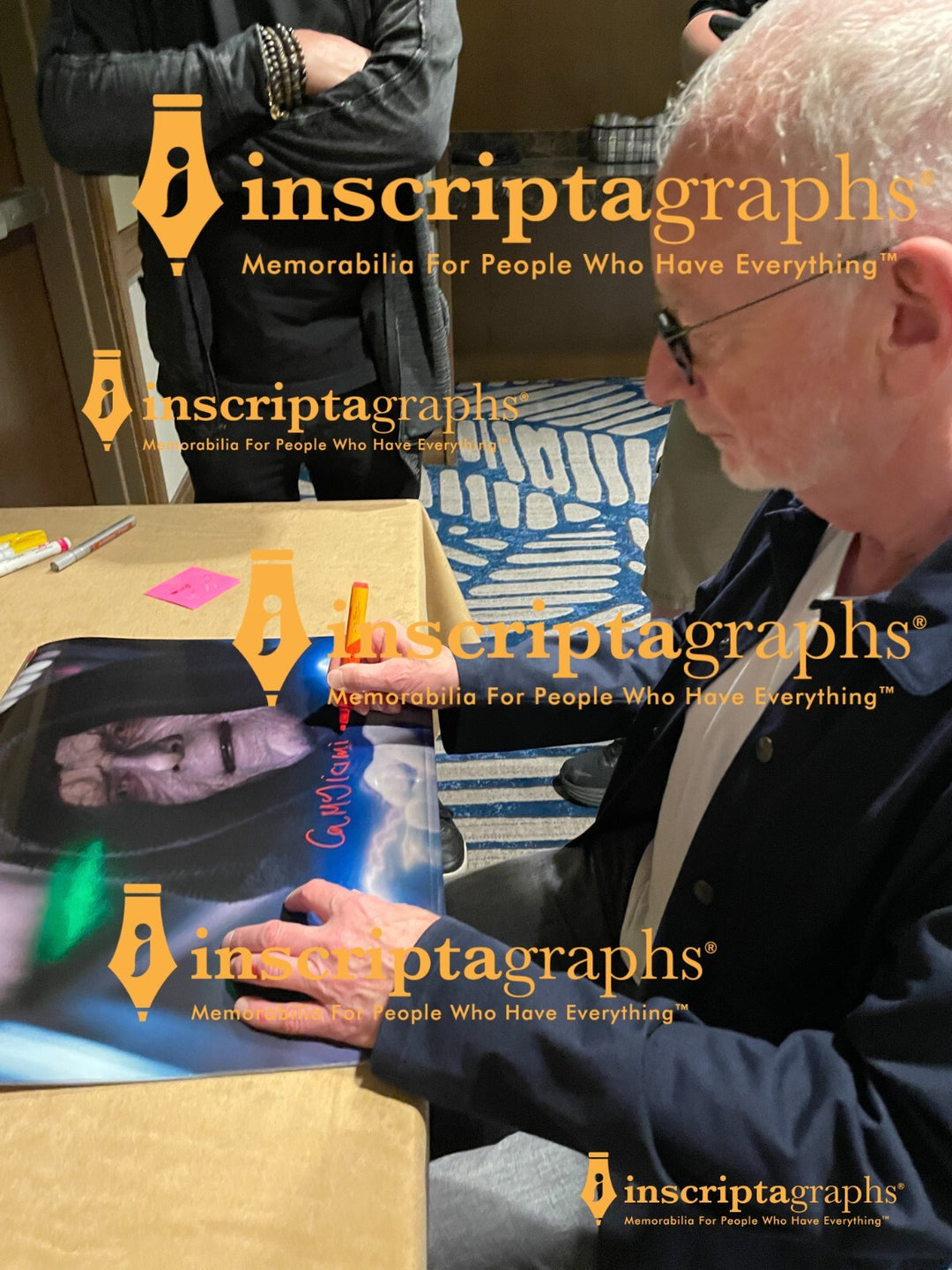 Ian McDiarmid Star Wars Autographed 16x20 Photo #D/11 Emperor Signed JSA IGM COA