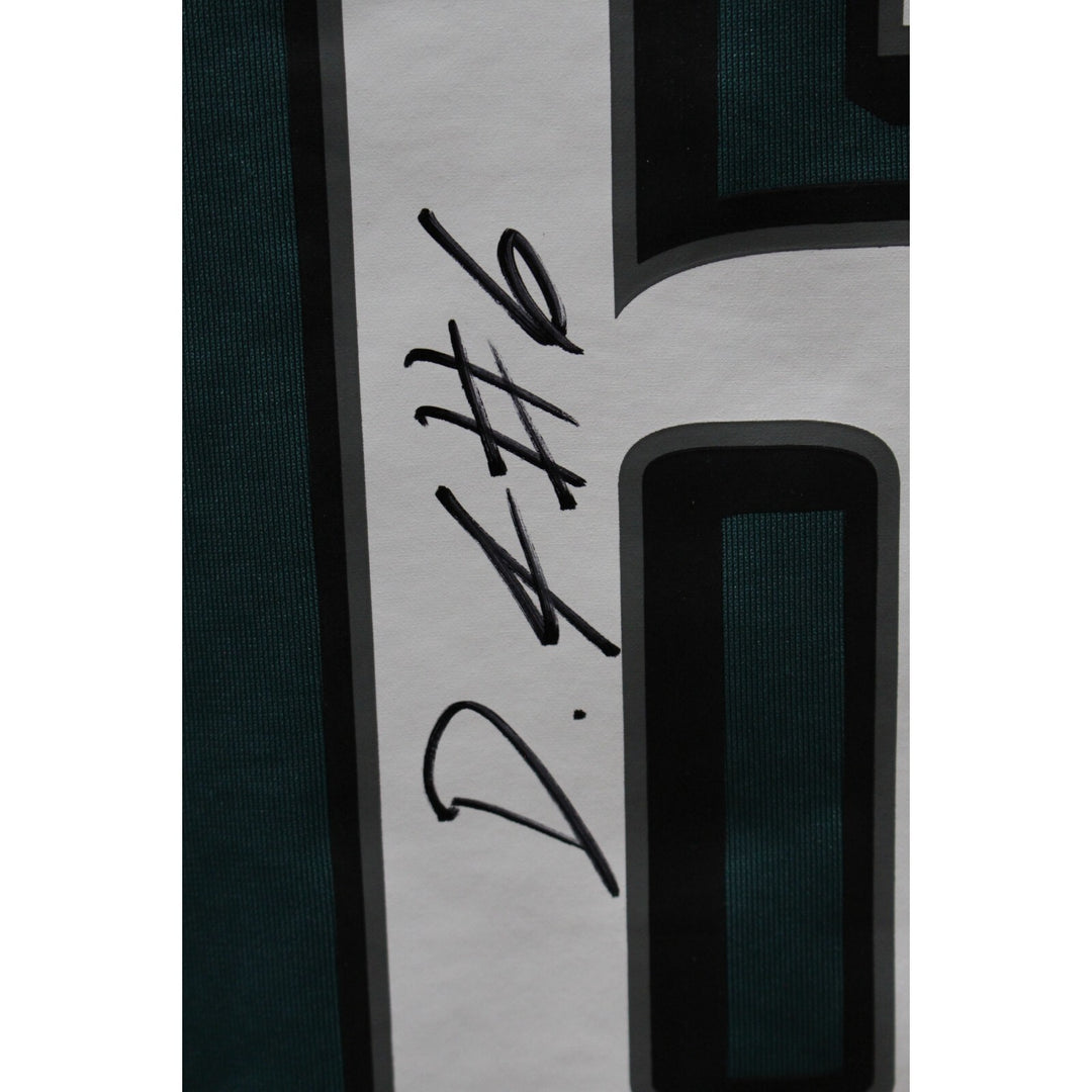 Devonta Smith Signed Philadelphia Eagles Green Nike Jersey FAN 46319
