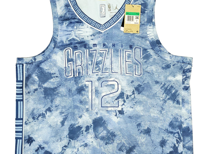 Grizzlies Ja Morant Auto Blue Jordan Creators The Paint Select Jersey 52 BAS