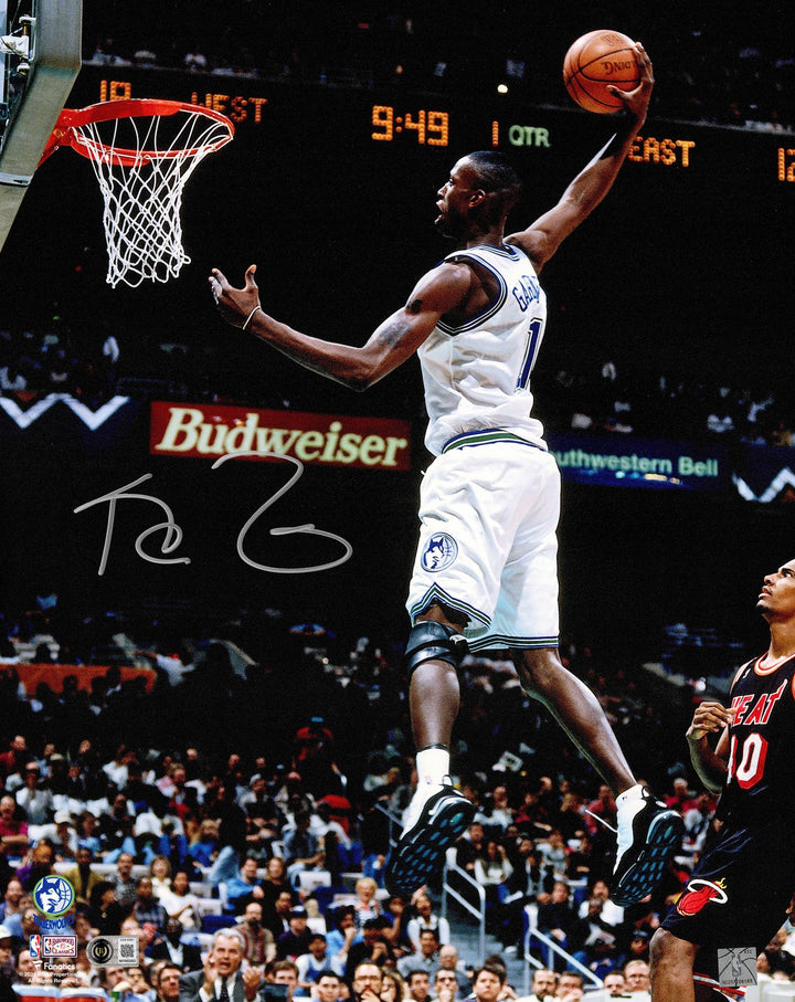 Kevin Garnett Signed 16x20 Photo Minnesota Timberwolves Beckett BAS Witness