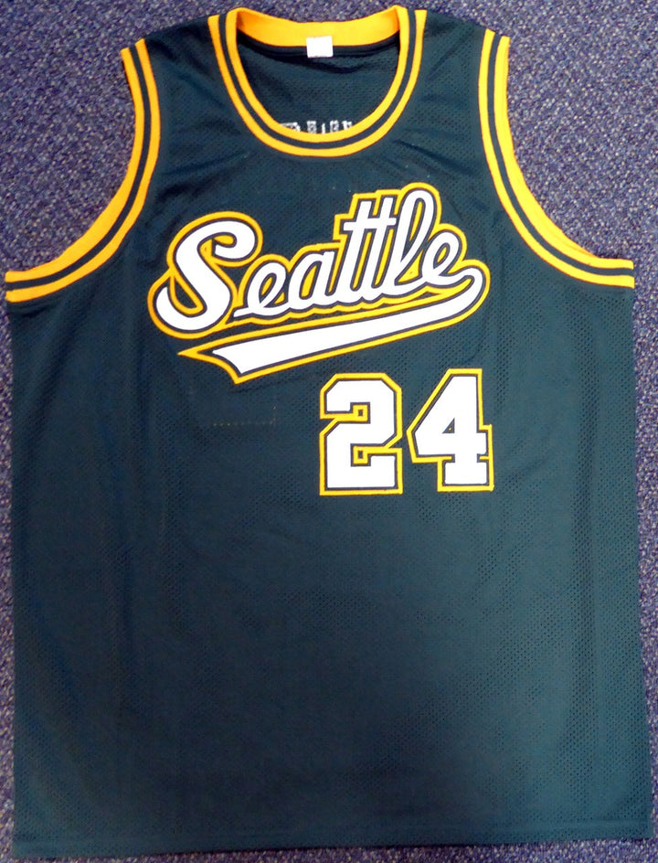 Seattle Sonics Spencer Haywood Autographed Signed Green Jersey "HOF 15" MCS Holo