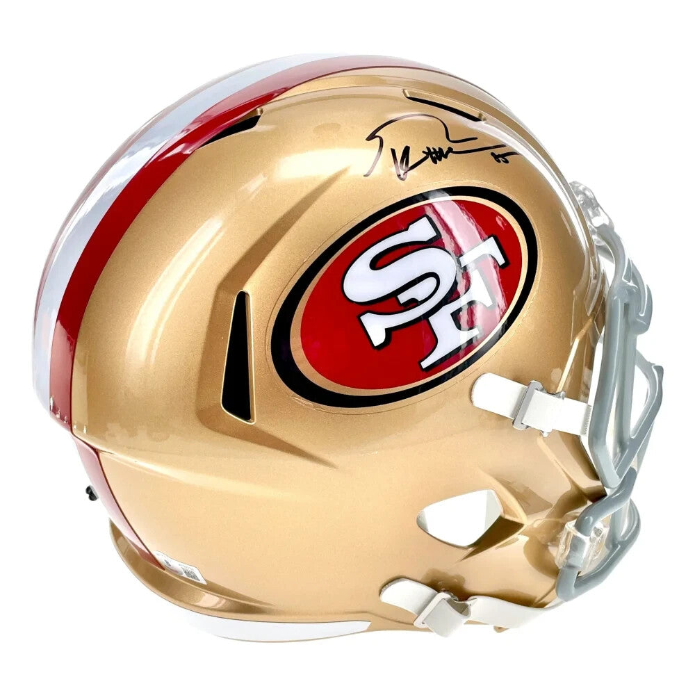 George Kittle Autographed San Francisco 49ers Full Size Speed Helmet BAS Signed