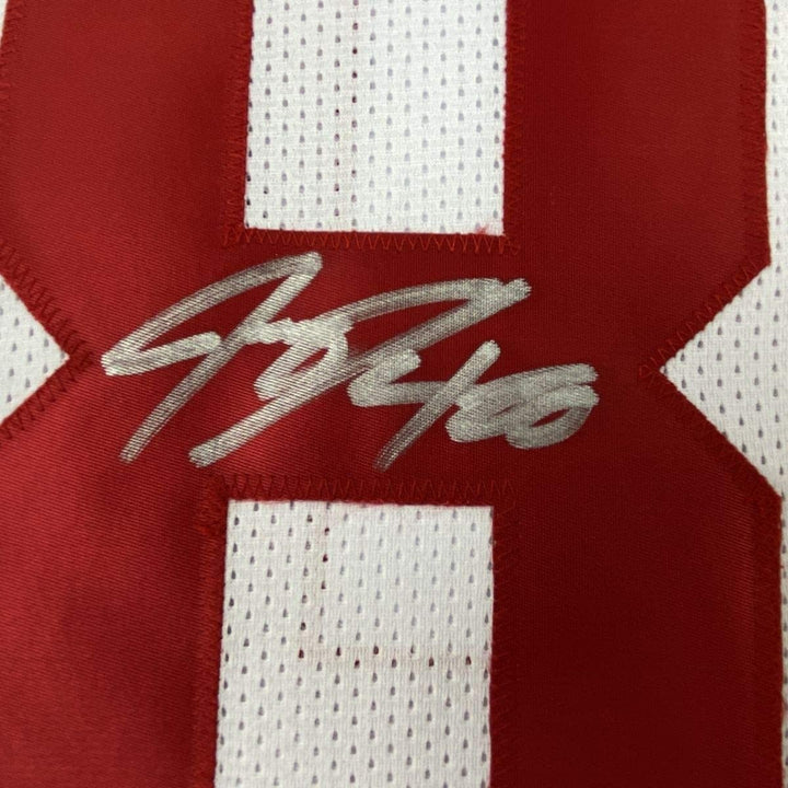 Autographed/Signed JEREMY SHOCKEY New York White Jersey JSA COA Auto
