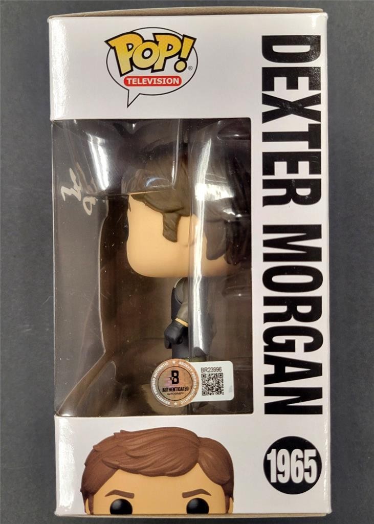 Michael C. Hall signed Dexter Morgan Funko Pop! 1965 autograph ~ Beckett BAS