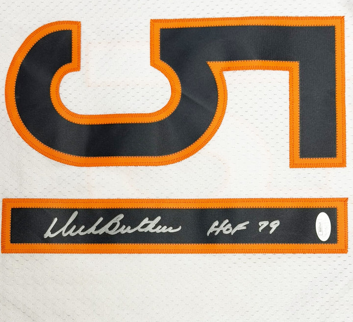 Dick Butkus Signed Bears White Reebok Jersey XXL HOF 79 JSA