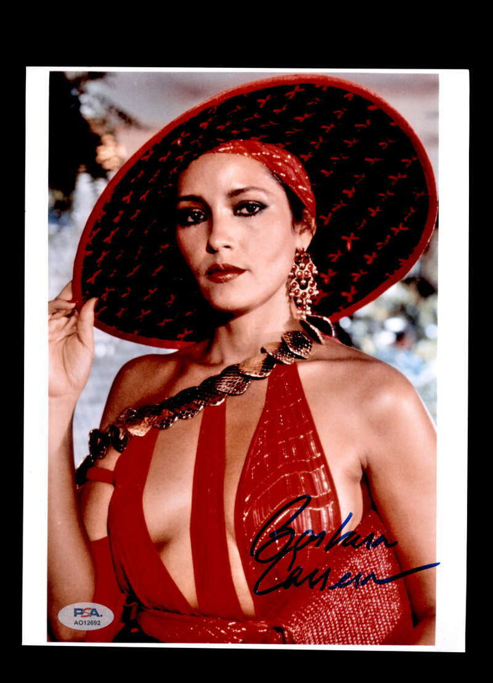 Barbara Carrera PSA DNA Signed 8x10 Photo James Bond Autographed