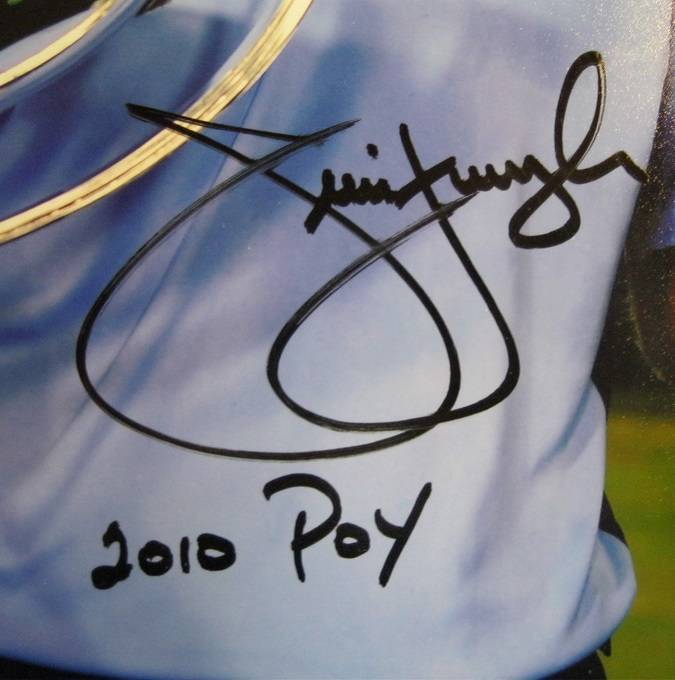 Jim Furyk Signed 11x14 Autograph Photo "2010 POY" Auto Golf PSA/DNA COA