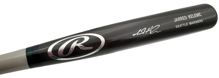 Jarred Kelenic Signed Black Rawlings Game Model Bat Seattle Mariners Beckett