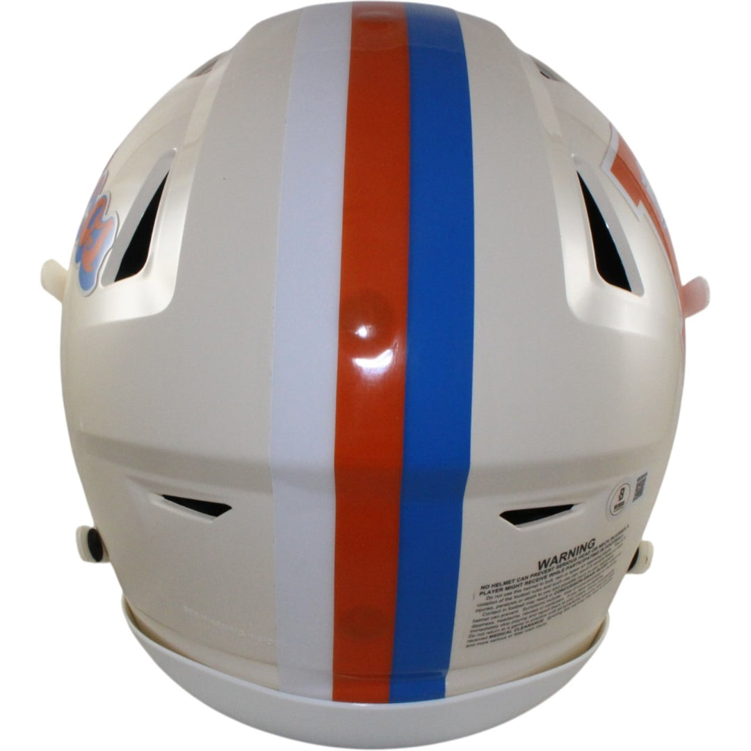 Patrick Surtain Autographed Denver Broncos SpeedFlex Retro Helmet Beckett 56435