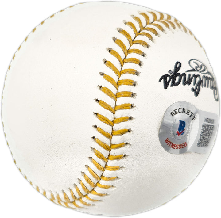 Dave Concepcion Signed Gold Glove Award Logo Baseball Reds 5X GG Beckett Wit