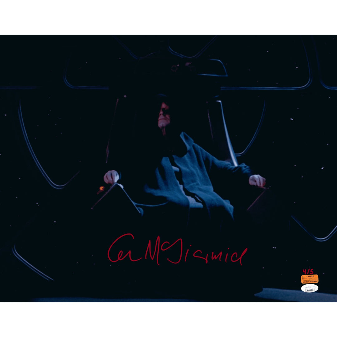 Ian McDiarmid Autograph 16x20 Photo Framed #D/5 Star Wars Emperor COA JSA Signed