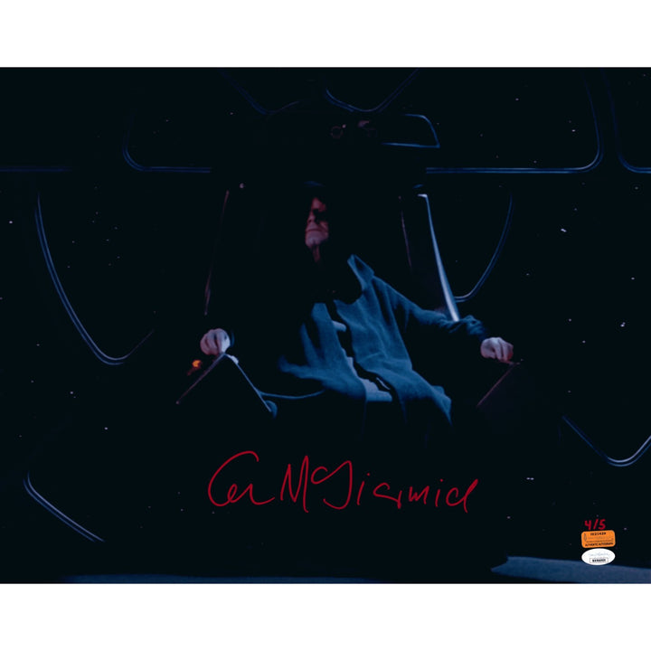 Ian McDiarmid Autograph 16x20 Photo Framed #D/5 Star Wars Emperor COA JSA Signed