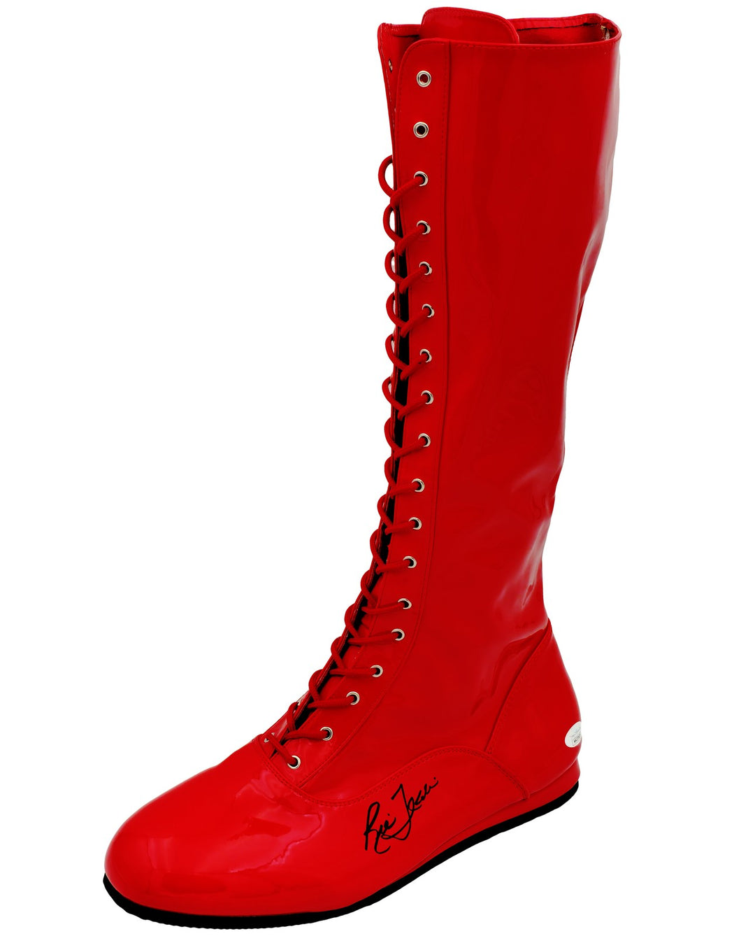 Ric Flair Autographed Signed Red Left Footed Boot WWE JSA