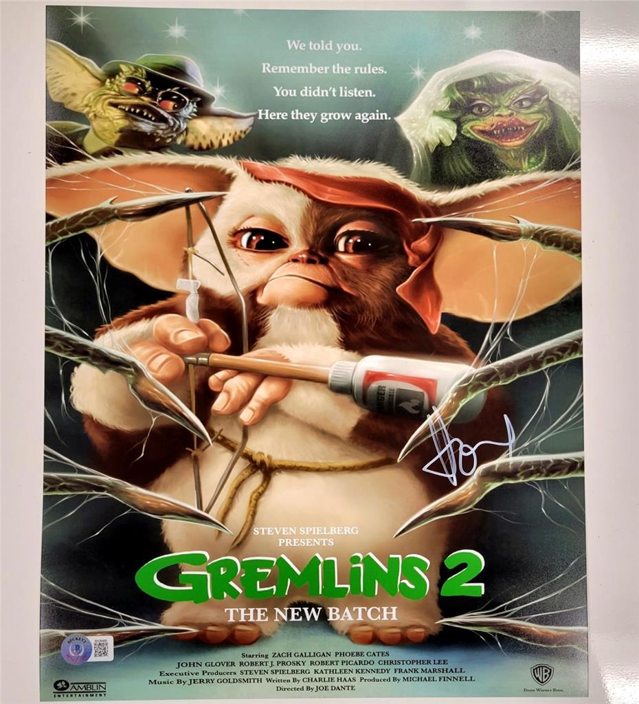 Howie Mandel signed Gremlins 11x14 photo voice of Gizmo autograph ~ Beckett BAS