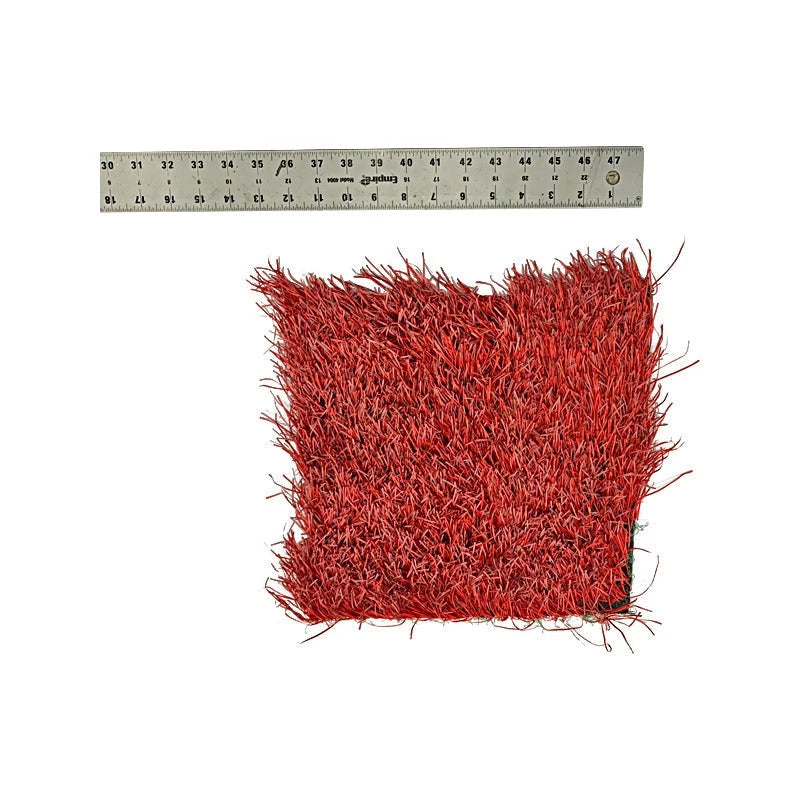 Ohio State 1' x 1' Piece of Authentic Ohio Stadium Red Endzone Turf