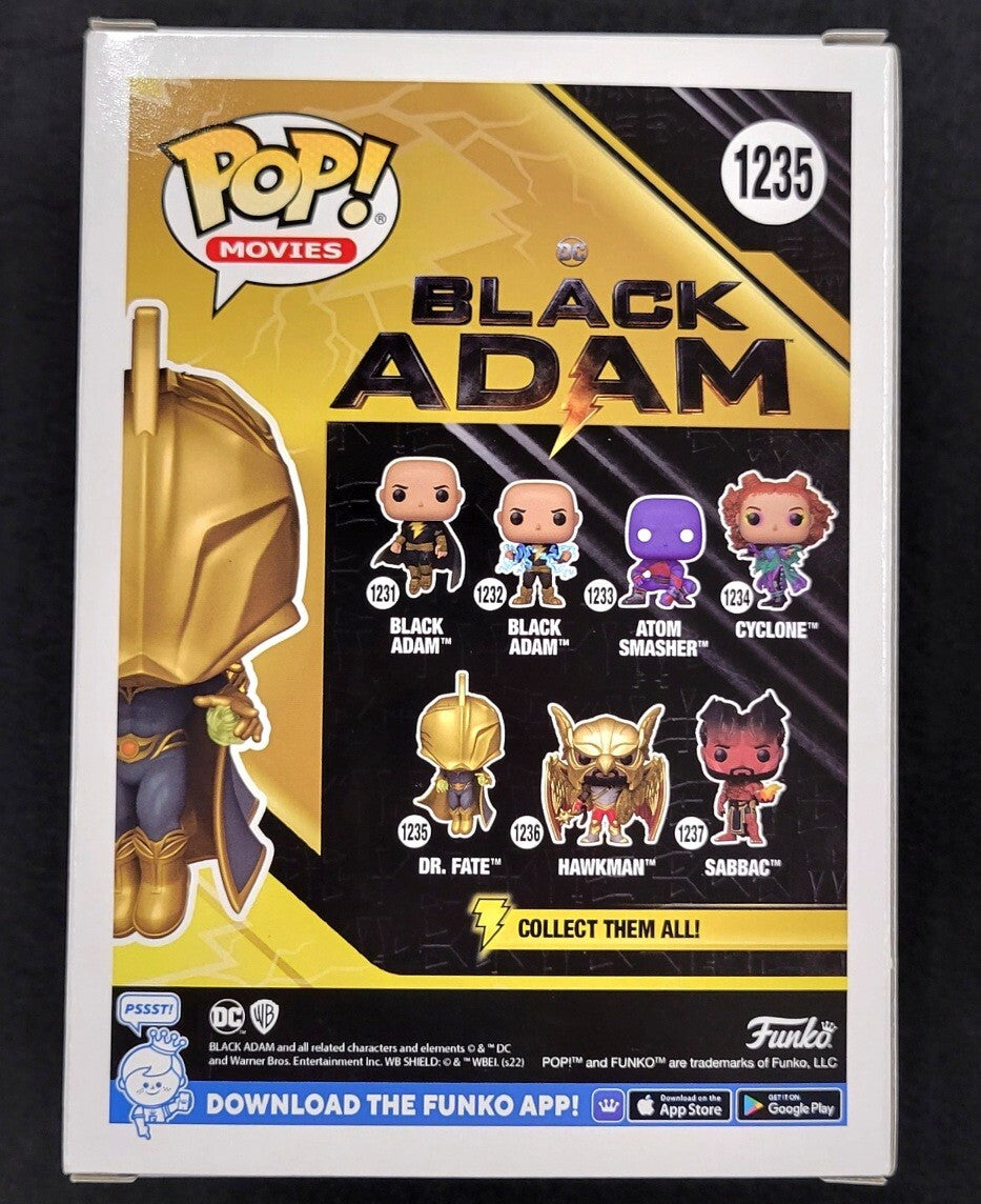 Pierce Brosnan signed Dr. Fate Black Adam Funko Pop! autograph (B) ~ Beckett BAS