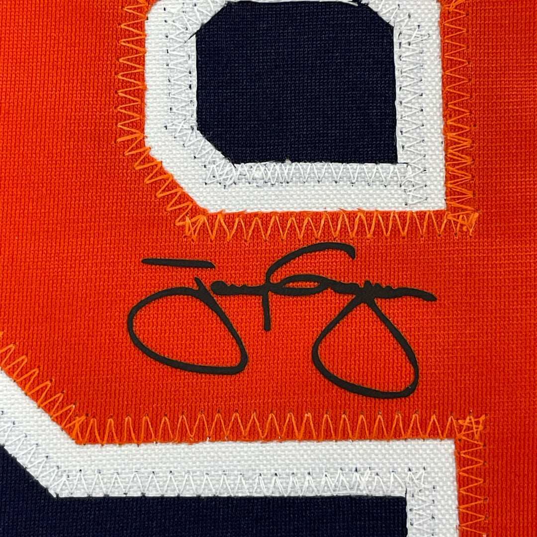 Framed Facsimile Autographed Tony Gwynn 33x42 Blue Reprint Laser Auto Jersey