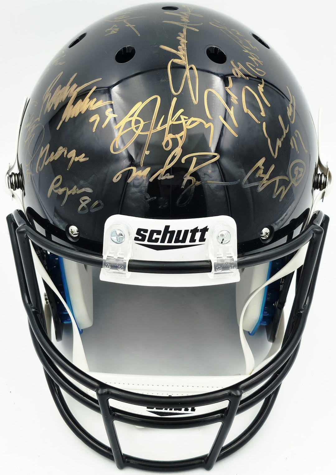 College Heisman Winners Auto Black Full Size Schutt Helmet 23 Sigs Barry Sanders