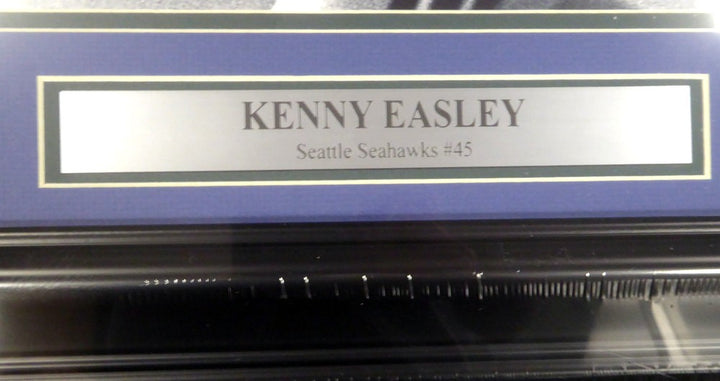 Kenny Easley Signed Framed 16x20 Photo Seattle Seahawks MCS Holo