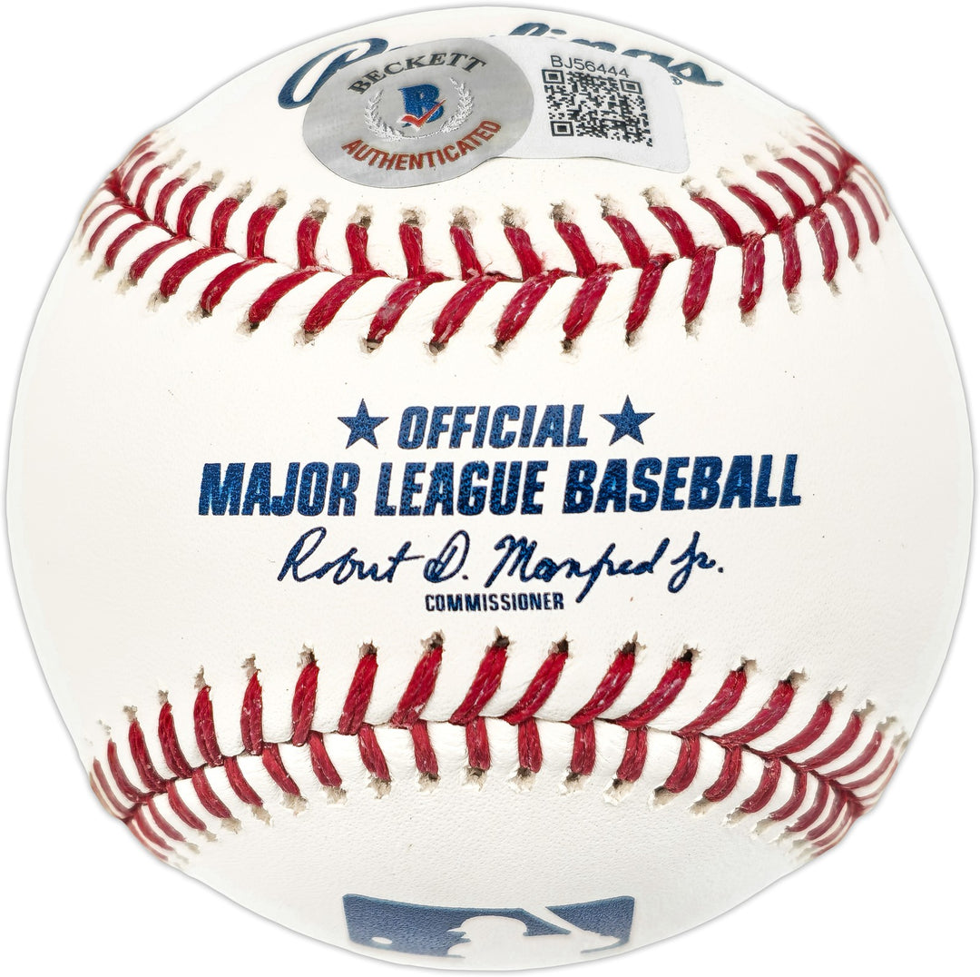 Vince Coleman Signed MLB Baseball St. Louis Cardinals "85 ROY" Beckett #BJ56444