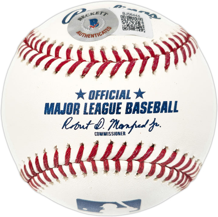 Vince Coleman Signed MLB Baseball St. Louis Cardinals "85 ROY" Beckett #BJ56444