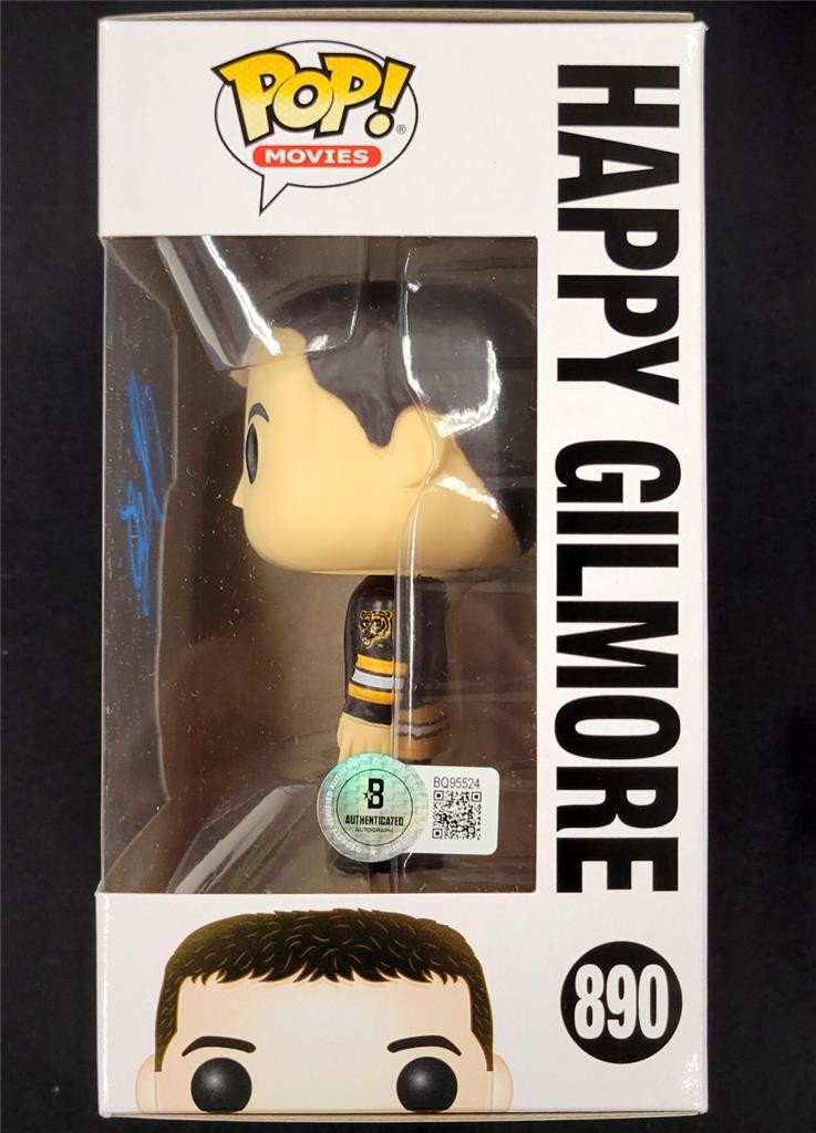Adam Sandler signed Happy Gilmore Funko Pop! 890 autograph (B) ~ Beckett BAS