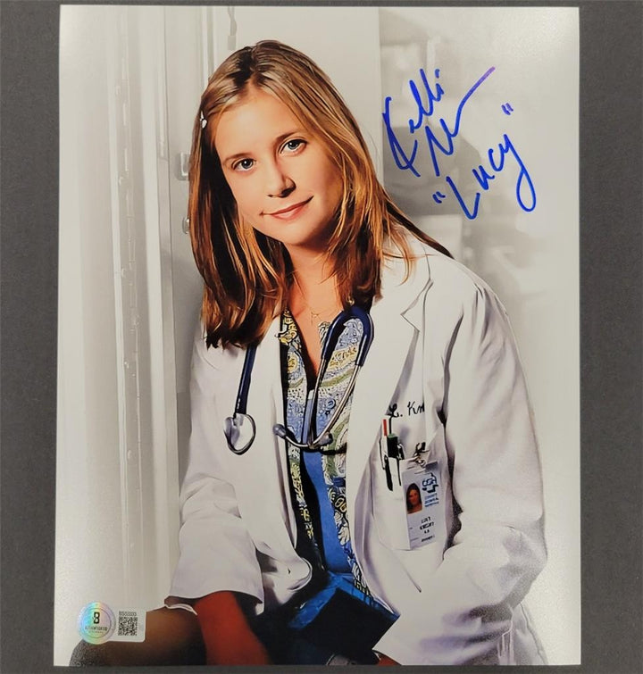 Kellie Martin signed ER "Lucy" 8x10 photo autograph ~ Beckett BAS