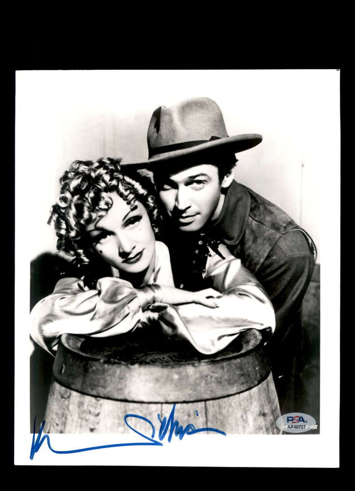 Marlene Dietrich PSA DNA Coa Signed 8x10 Photo Autographed