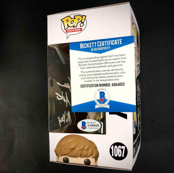 Sean Astin "Mikey" inscription signed The Goonies Funko Pop 1067 Beckett BAS COA