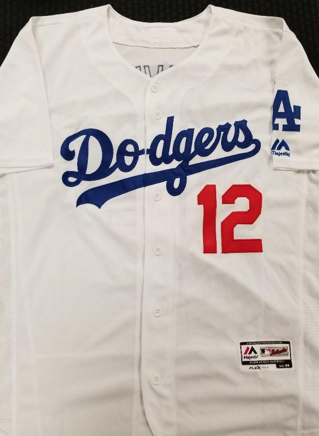 Tommy Davis signed "63 + 65 WS Champs" Dodgers Jersey autograph ~ Beckett BAS