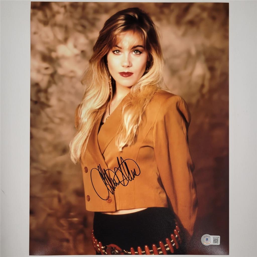 Christina Applegate signed 11x14 Photo Married With Children A Beckett BAS Holo
