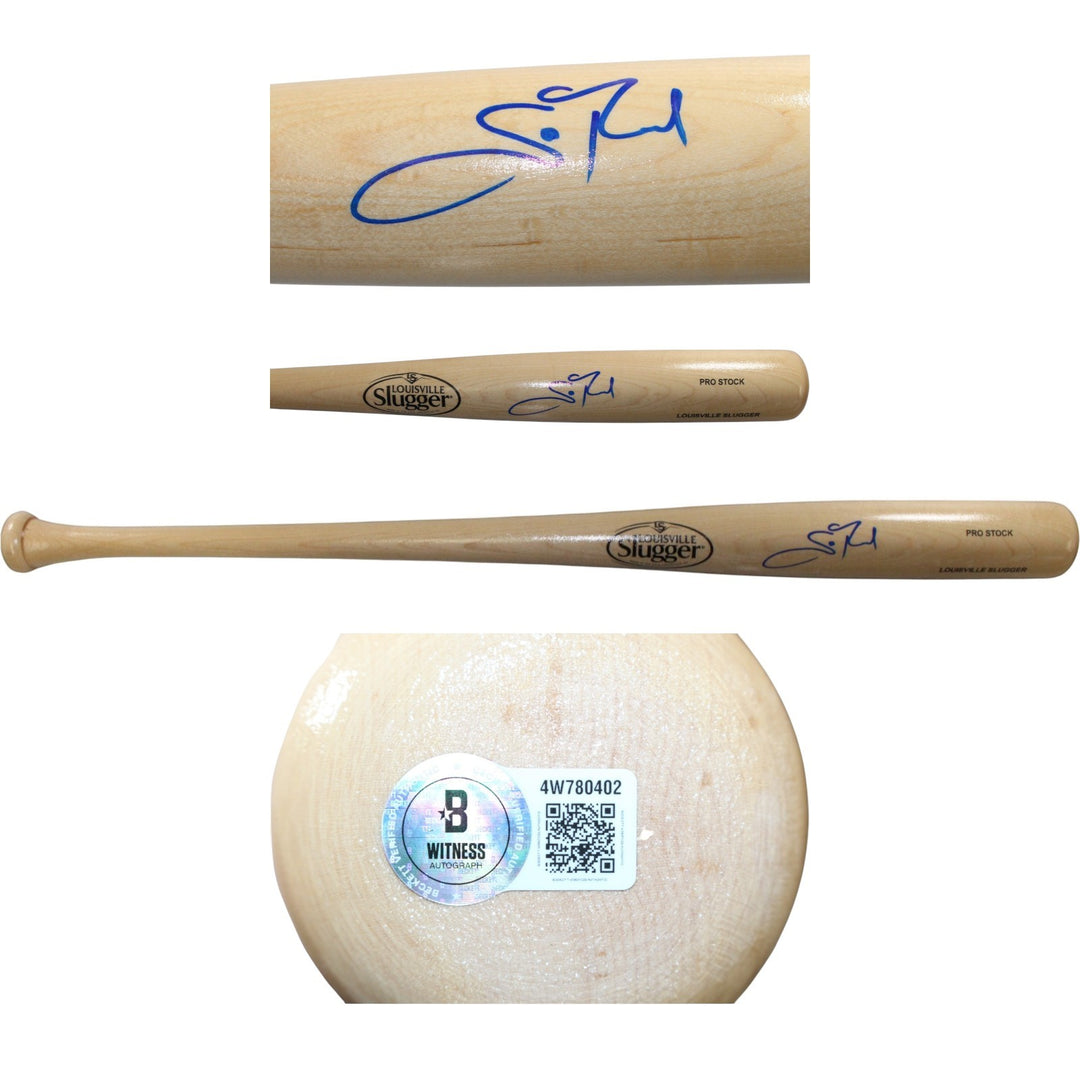 Scott Rolan Autographed Philadelphia Phillies Blonde Baseball Bat Beckett 56966