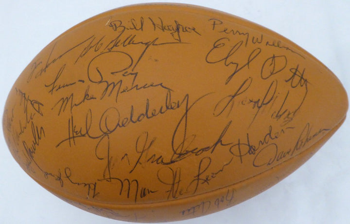1969 Green Bay Packers Team Auto Football 50 Total Sigs Bart Starr PSA/DNA