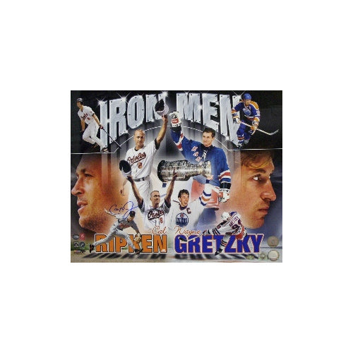 Cal Ripken, Jr. signed Ironmen Orioles 16x20 Photo - MLB Hologram -Wayne Gretzky